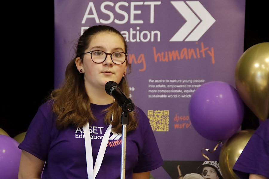 Neve Glasson, a member of the ASSET Alumni